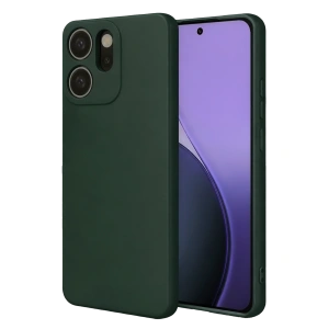 Oppo Reno 14f First Silikon - Koyu Yeşil