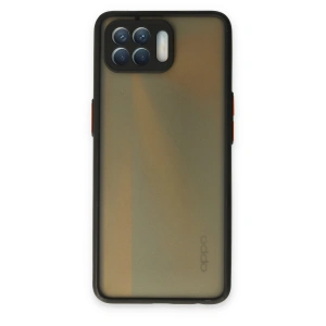 Oppo Reno 4 Lite Kılıf Montreal Silikon Kapak - Siyah