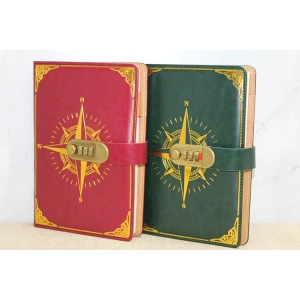 Özel Tasarım Şifreli Deri Defter