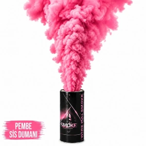 Pembe Renk Sis Pembe Duman 1 Adet (5580)