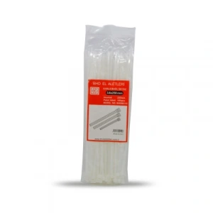 Plastik Çırt Kelepçe 100 Parça Beyaz 3.6x250mm (5580)