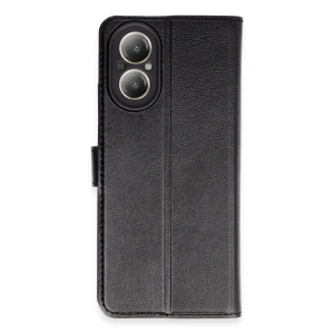 Realme 12 Lite Kılıf Trend S Plus Kapaklı Kılıf - Siyah