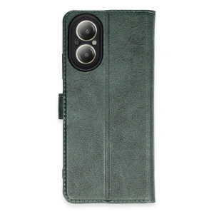 Realme 12 Lite Kılıf Trend S Plus Kapaklı Kılıf - Yeşil