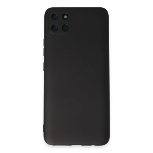 Realme C11 Kılıf Nano İçi Kadife Silikon - Siyah