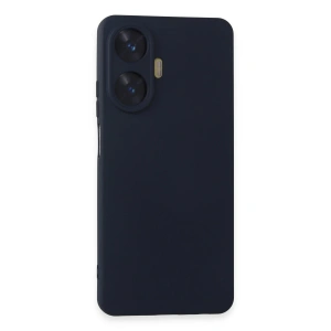 Realme C55 Kılıf Nano İçi Kadife Silikon - Lacivert