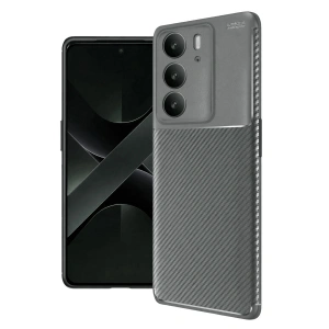 Realme C75 4g Auto Focus Karbon Kapak - Gri