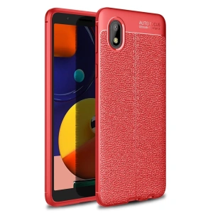 Samsung Galaxy A01 Core Kılıf Auto Focus Kapak - Kırmızı