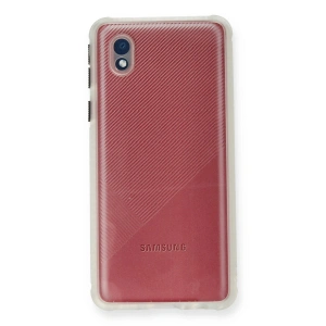 Samsung Galaxy A01 Core Kılıf Miami Şeffaf Silikon - Şeffaf