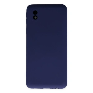 Samsung Galaxy A01 Core Kılıf Nano İçi Kadife Silikon - Lacivert