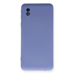 Samsung Galaxy A01 Core Kılıf Nano İçi Kadife Silikon - Lila