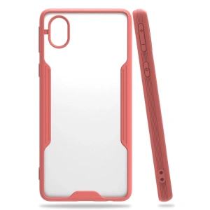 Samsung Galaxy A01 Core Kılıf Platin Silikon - Pembe