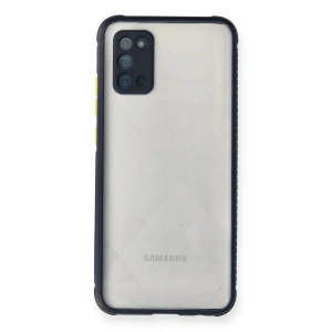 Samsung Galaxy A02s Kılıf Miami Şeffaf Silikon - Lacivert