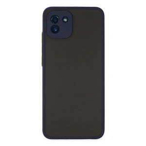 Samsung Galaxy A03 Kılıf Montreal Silikon Kapak - Lacivert