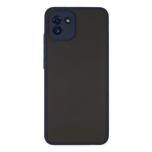 Samsung Galaxy A03 Kılıf Montreal Silikon Kapak - Lacivert