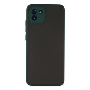 Samsung Galaxy A03 Kılıf Montreal Silikon Kapak - Yeşil