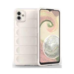 Samsung Galaxy A04 Kılıf Optimum Silikon - Krem