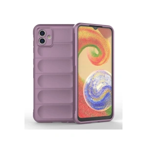 Samsung Galaxy A04 Kılıf Optimum Silikon - Mor
