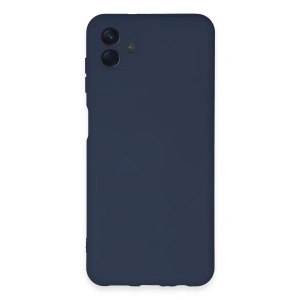 Samsung Galaxy A04e Kılıf Nano İçi Kadife Silikon - Lacivert