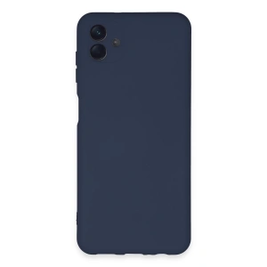 Samsung Galaxy A04e Kılıf Nano İçi Kadife Silikon - Lacivert