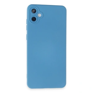 Samsung Galaxy A05 Kılıf Nano İçi Kadife Silikon - Mavi