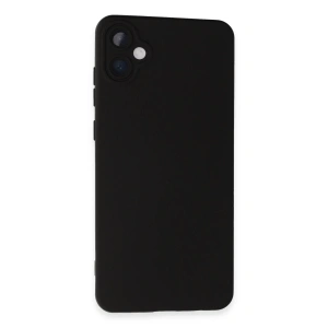 Samsung Galaxy A05 Kılıf Nano İçi Kadife Silikon - Siyah