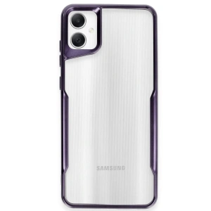 Samsung Galaxy A06 Kılıf Boyi Silikon Kapak - Derin Mor
