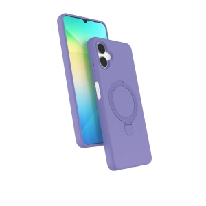 Samsung Galaxy A06 Regal Magsafe Standlı Kapak - Lila