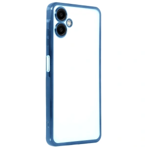 Samsung Galaxy A07 4g Razer Lensli Silikon - Açık Mavi