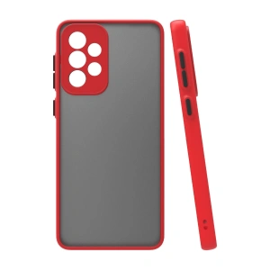 Samsung Galaxy A23 4g Kılıf Montreal Silikon Kapak - Kırmızı