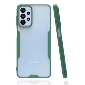 Samsung Galaxy A23 4g Kılıf Platin Silikon - Yeşil