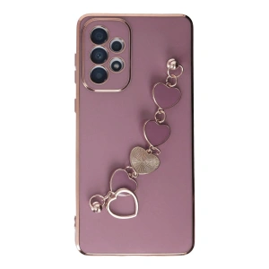 Samsung Galaxy A33 5g Kılıf Esila Silikon - Mor