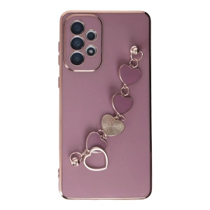 Samsung Galaxy A33 5g Kılıf Esila Silikon - Mor