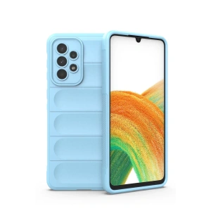 Samsung Galaxy A33 5g Kılıf Optimum Silikon - Sky Blue