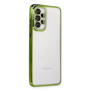 Samsung Galaxy A33 5g Kılıf Razer Lensli Silikon - Yeşil