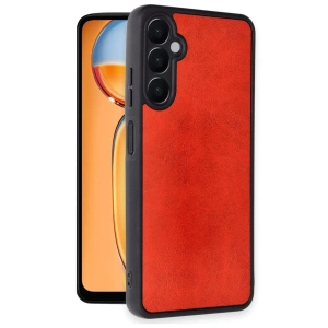 Samsung Galaxy A36 Kılıf Aras Deri Kapak - Kırmızı