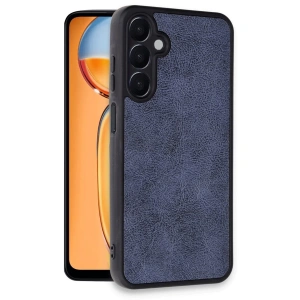Samsung Galaxy A36 Kılıf Aras Deri Kapak - Lacivert