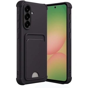 Samsung Galaxy A36 Kılıf Kelvin Kartvizitli Silikon - Siyah