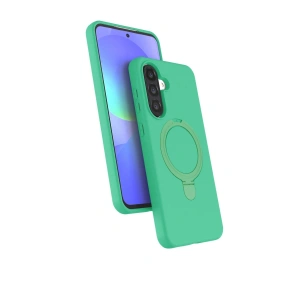 Samsung Galaxy A36 Regal Magsafe Standlı Kapak - Yeşil