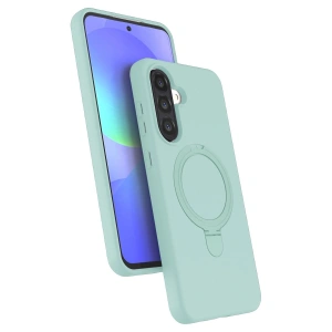 Samsung Galaxy A37 5g Regal Magsafe Standlı Kapak - Su Yeşili