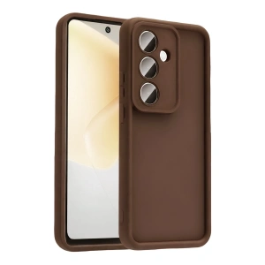 Samsung Galaxy A37 5g Viera Silikon - Kahverengi