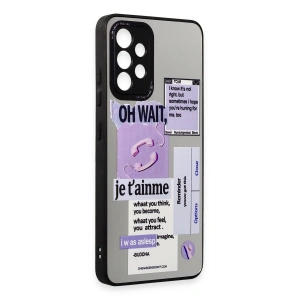 Samsung Galaxy A52 Kılıf Mirror Desenli Kapak - Mirror - 4
