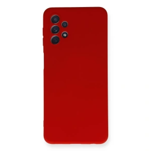 Samsung Galaxy A52 Kılıf Nano İçi Kadife Silikon - Kırmızı