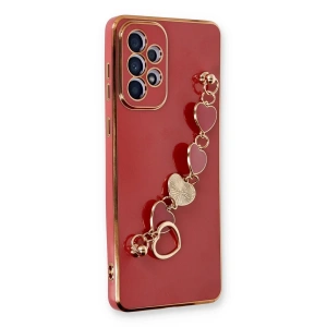 Samsung Galaxy A53 5g Kılıf Esila Silikon - Kırmızı