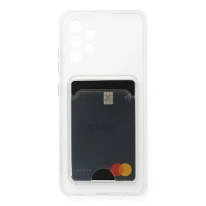Samsung Galaxy A53 5g Kılıf Kart Şeffaf Silikon - Şeffaf