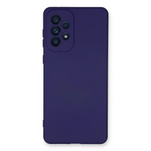 Samsung Galaxy A53 5g Kılıf Nano İçi Kadife Silikon - Mor