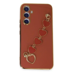 Samsung Galaxy A54 5g Kılıf Esila Silikon - Kırmızı