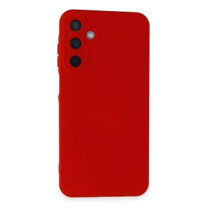 Samsung Galaxy A55 5g Kılıf Nano İçi Kadife Silikon - Kırmızı