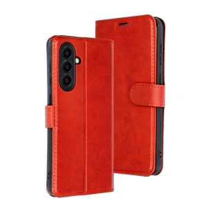 Samsung Galaxy A56 Kılıf Trend S Plus Kapaklı Kılıf - Kırmızı