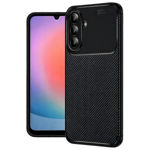 Samsung Galaxy A57 5g Auto Focus Karbon Kapak - Siyah