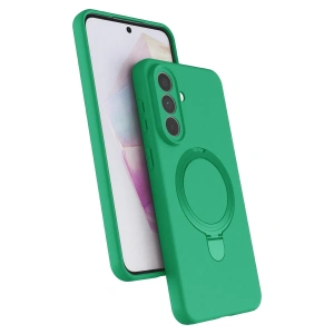 Samsung Galaxy A57 5g Regal Magsafe Standlı Kapak - Yeşil